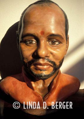 Bust of Baba Muktananda